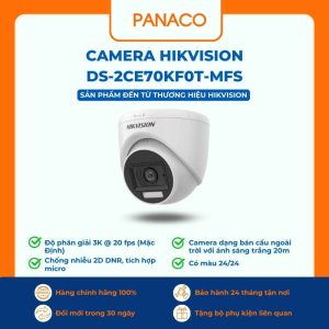 Camera Hikvision DS-2CE70KF0T-MFS