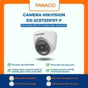 Camera Hikvision DS-2CE72DF0T-F