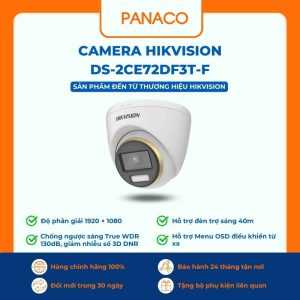 Camera Hikvision DS-2CE72DF3T-F