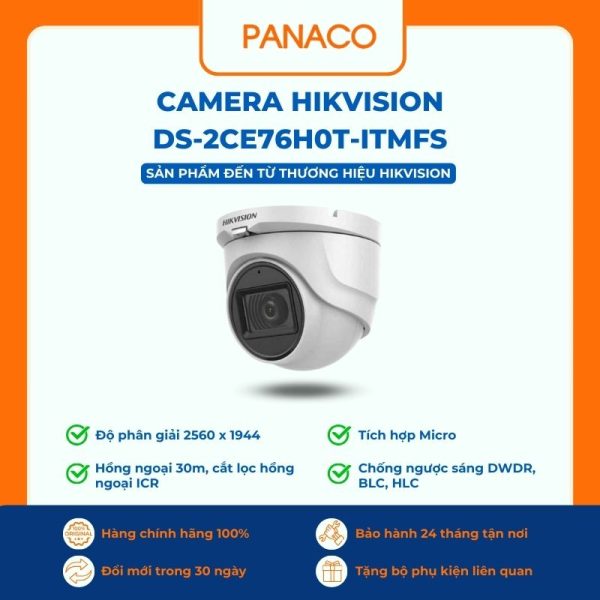 Camera Hikvision DS-2CE76H0T-ITMFS