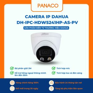 Camera IP Dahua DH-IPC-HDW5241HP-AS-PV
