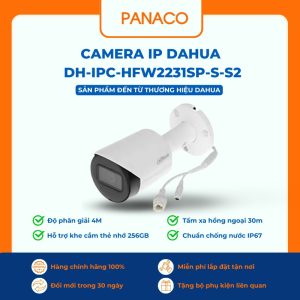 Camera IP Dahua DH-IPC-HFW2231SP-S-S2