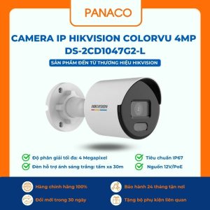 Camera IP HIKVISION ColorVu 4MP DS-2CD1047G2-L