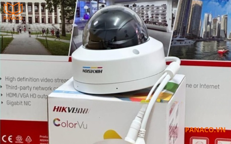 Camera IP Hikvision ColorVu DS-2CD1147G2-LUF có kiểu dáng nhỏ gọn