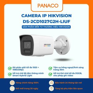 Camera IP Hikvision DS-2CD1027G2H-LIUF