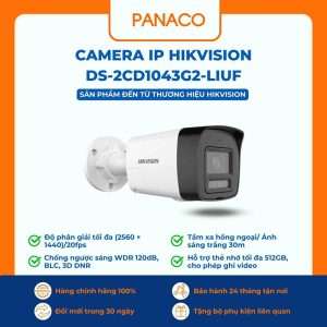 Camera IP Hikvision DS-2CD1043G2-LIUF