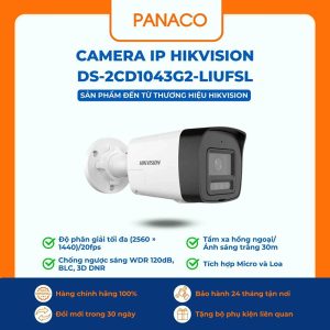 Camera IP Hikvision DS-2CD1043G2-LIUF/SL
