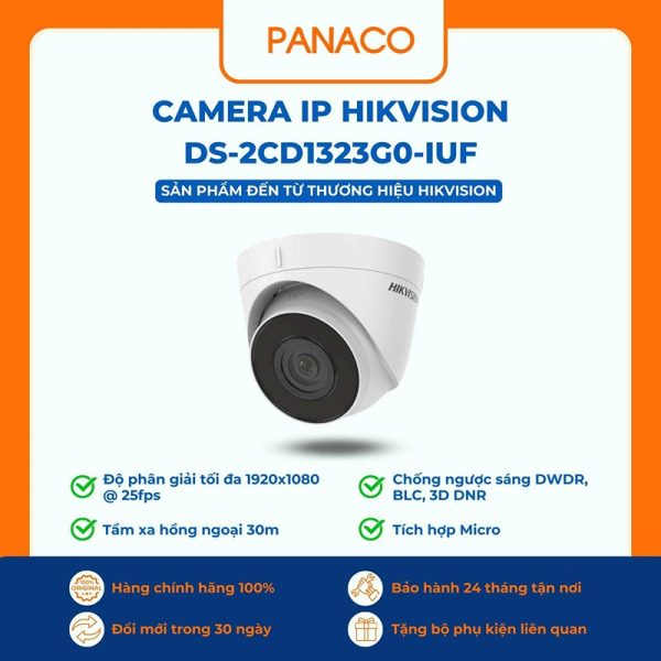 Camera IP Hikvision DS-2CD1323G0-IUF