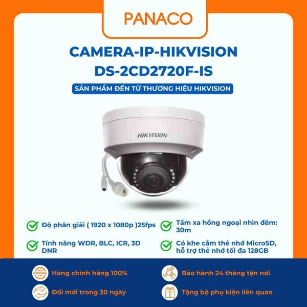 Camera IP Hikvision DS-2CD2720F-IS