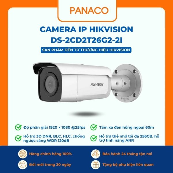 Camera IP Hikvision DS-2CD2T26G2-2I