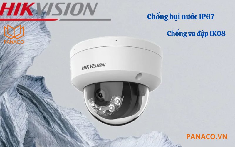 Camera IP Hikvision chống bụi nước IP67 và chống va đập IK08