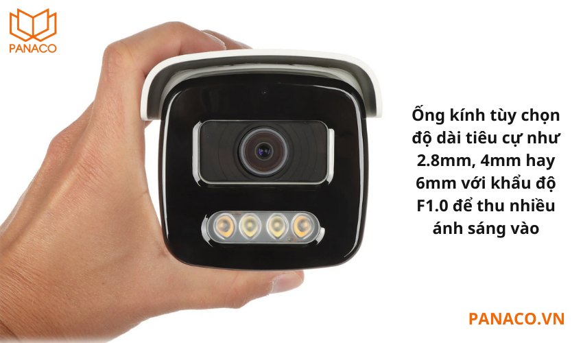 Camera IP Hikvision tùy chọn ống kính