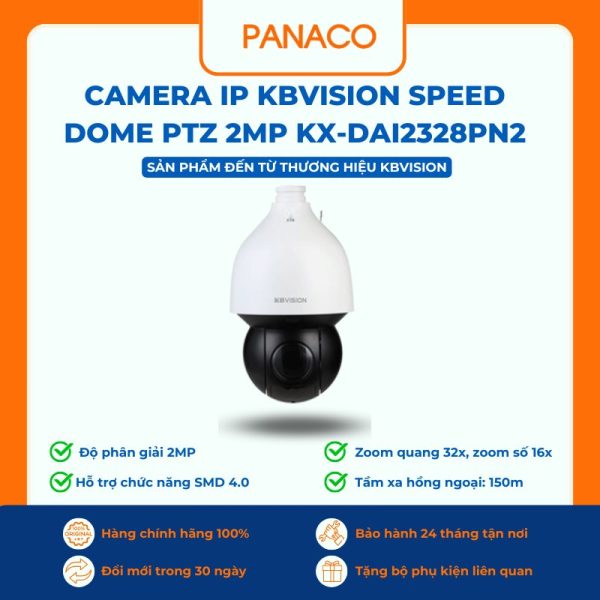 Camera IP KBVISION Speed Dome PTZ 2MP KX-DAi2328PN2