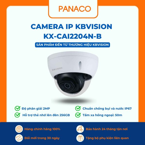 Camera IP Kbvision KX-CAi2204N-B