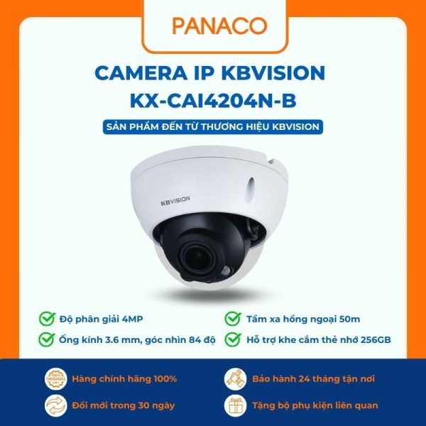 Camera IP Kbvision KX-CAi4204N-B
