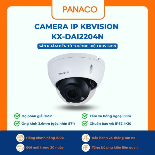 Camera IP Kbvision KX-DAi2204N