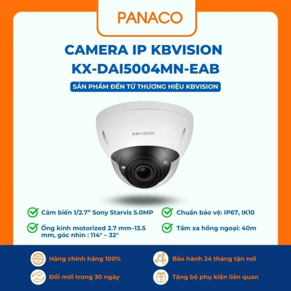 Camera IP Kbvision KX-DAi5004MN-EAB