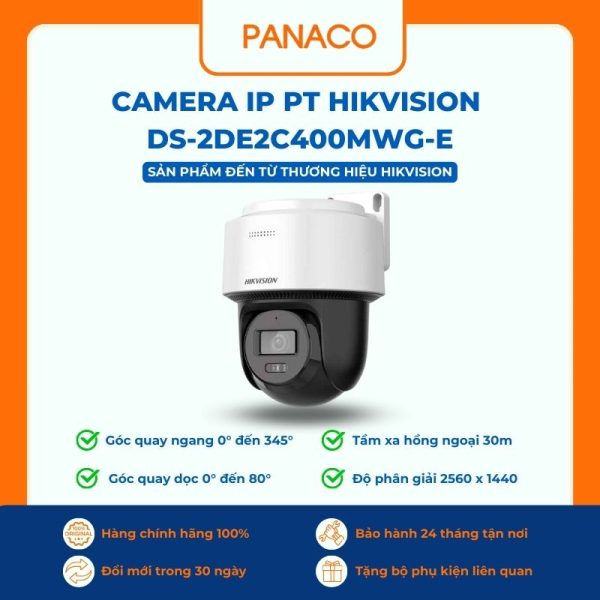 Camera IP PT Hikvision DS-2DE2C400MWG-E