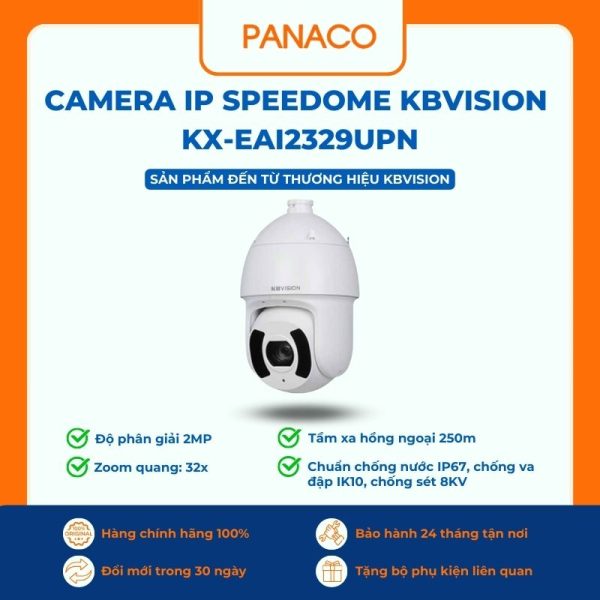 Camera IP Speedome Kbvision KX-EAi2329UPN