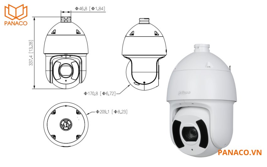 Camera IP dahua DH-SD6CE225DB-HNY