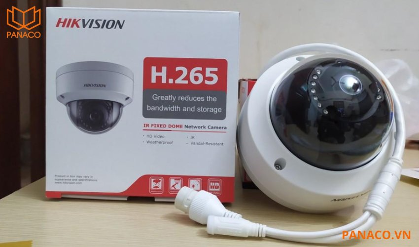 Camera IP hikvision bán cầu hồng ngoại DS-2CD2721G0-IZS