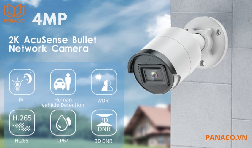 Camera IP hikvision thân trụ hồng ngoại DS-2CD2043G2-IU