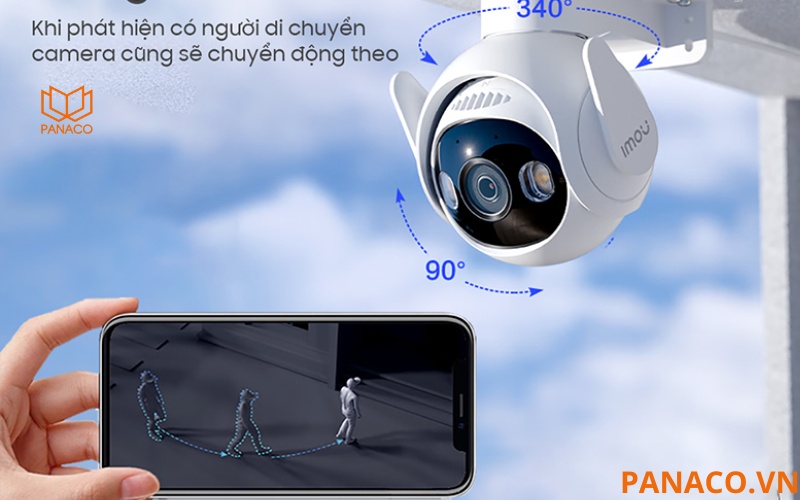 Khả năng quay 360 độ của camera Imou GS7EP-5M0WE