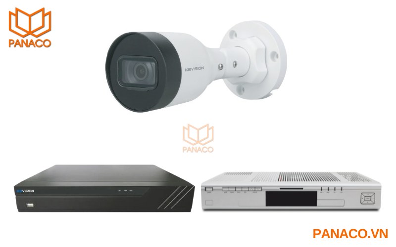 Camera có thể kết nối với nhiều đầu ghi hình khác nhau nhờ chuẩn ONVIF