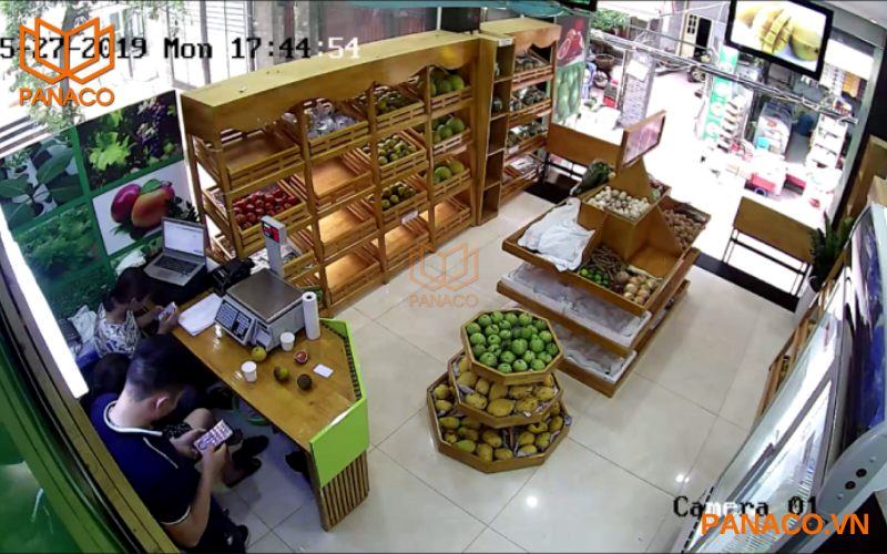 Camera có thể quan sát toàn bộ của hàng