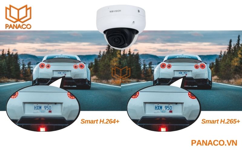 Chuẩn nén Smart H.265+ giữ được chất lượng hình ảnh