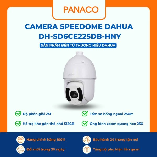 Camera Speedome Dahua DH-SD6CE225DB-HNY