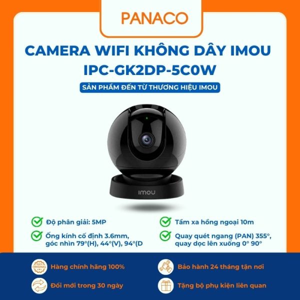 Camera Wifi Không Dây IMOU IPC-GK2DP-5C0W