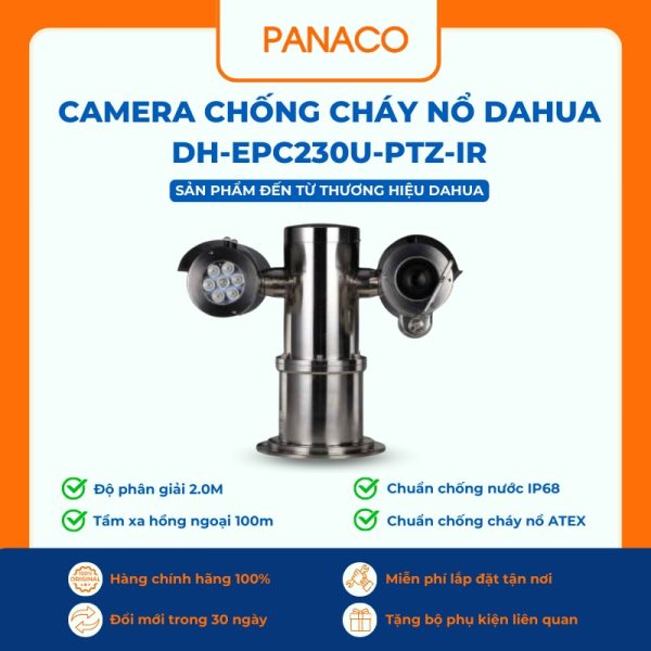 Camera chống cháy nổ Dahua DH-EPC230U-PTZ-IR