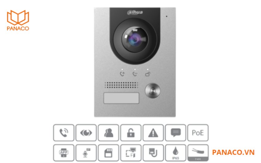 Camera chuông cửa Dahua DHI-VTO2202F-P-S2