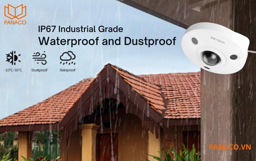 Camera có thể được sử dụng cả trong nhà và ngoài trời