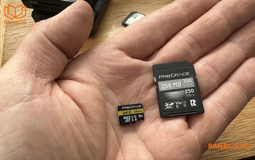 Camera đã được hỗ trợ thẻ nhớ TF lên đến 256GB