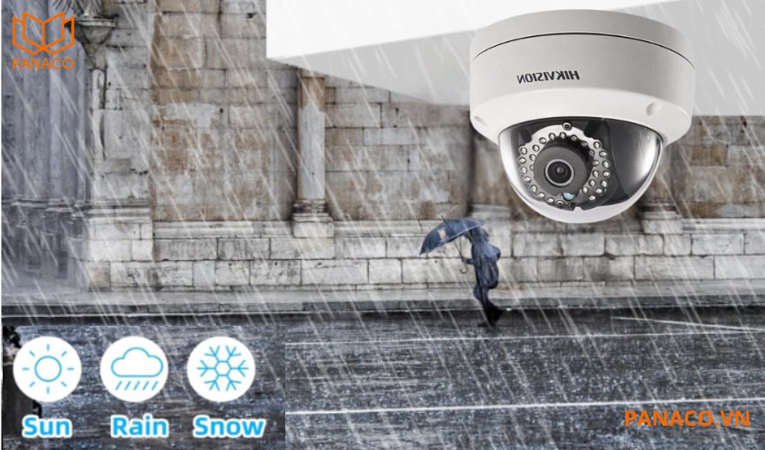 Camera đạt chuẩn IP67, chống bụi và chống nước