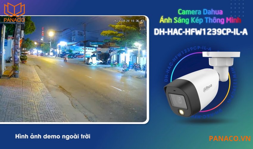 Camera ghi lại hình ảnh màu sắc ngay cả trong điều kiện thiếu sáng