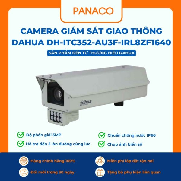Camera giám sát giao thông Dahua DH-ITC352-AU3F-IRL8ZF1640