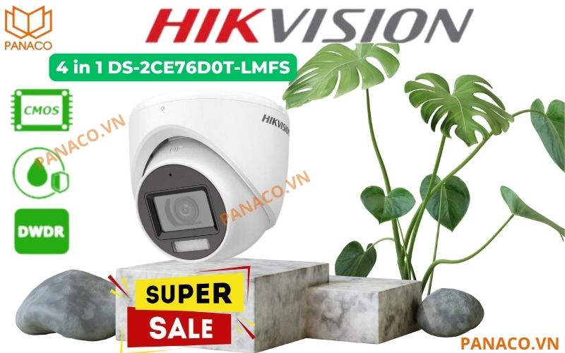 Camera hikvision 4 in 1 DS-2CE76D0T-LMFS