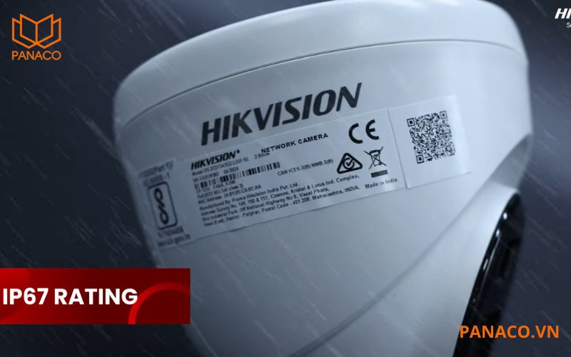 Camera hikvision DS-2CD1343G2-LIUF đạt tiêu chuẩn IP67