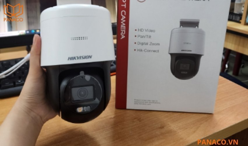 Camera hikvision DS-2DE2C400MW-DE có thiết kế nhỏ gọn