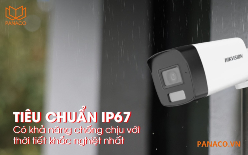 Camera hikvision đạt tiêu chuẩn IP67