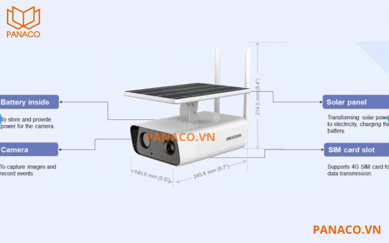 Camera hikvision năng lượng mặt trời DS-2XS2T41G0-ID/4G/C04S05