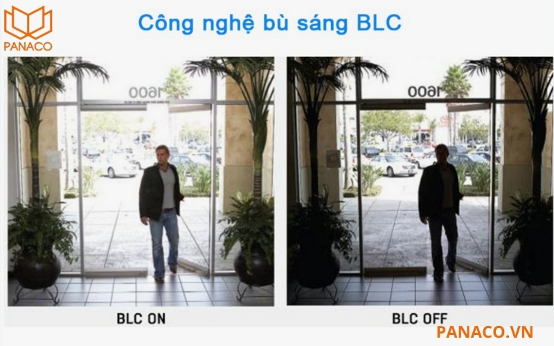 Camera hikvision trang bị công nghệ BLC