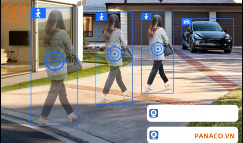 Camera hikvision tự động phát hiện và theo dõi các đối tượng di chuyển