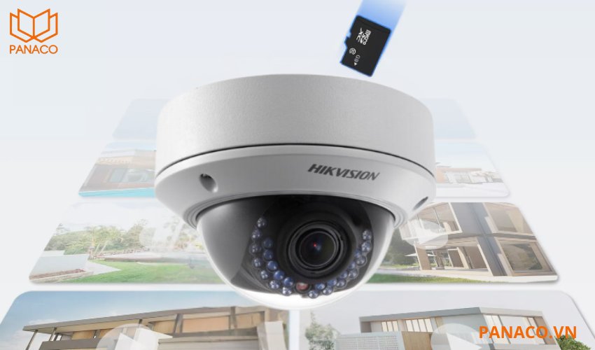 Camera hỗ trợ khe cắm thẻ nhớ microSD với dung lượng lên đến 128GB