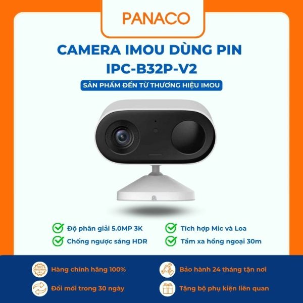 Camera imou dùng pin IPC-B32P-V2
