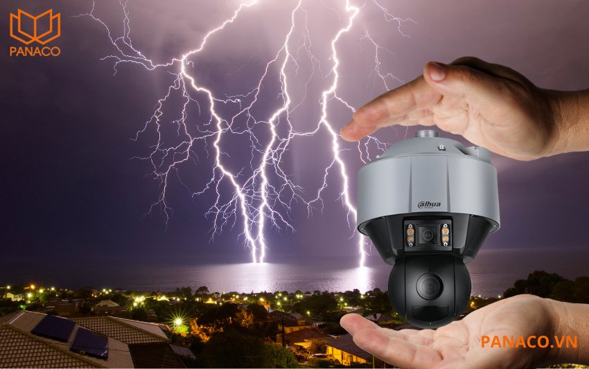 Camera lắp đặt ngoài trời Dahua chống mưa, bụi và sấm sét