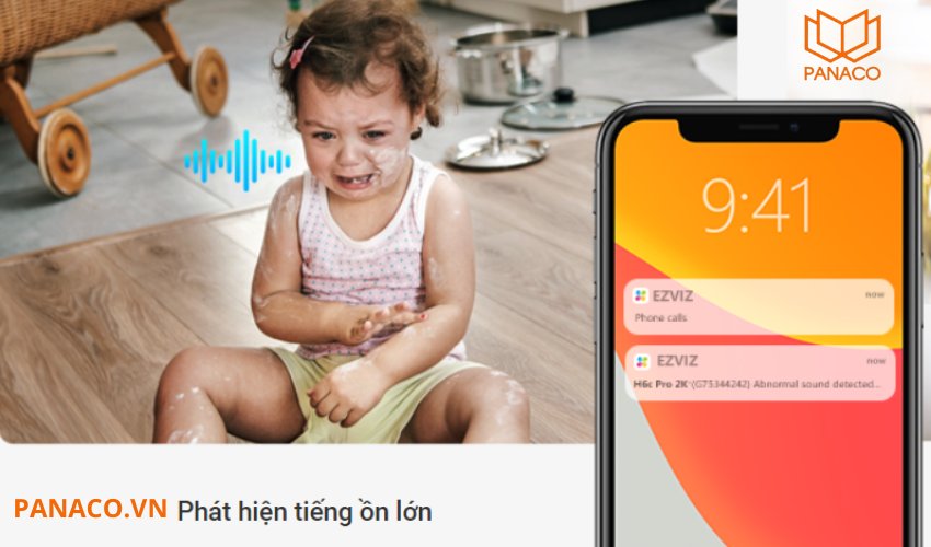 Camera phát hiện tiếng khóc của trẻ em sẽ thông báo